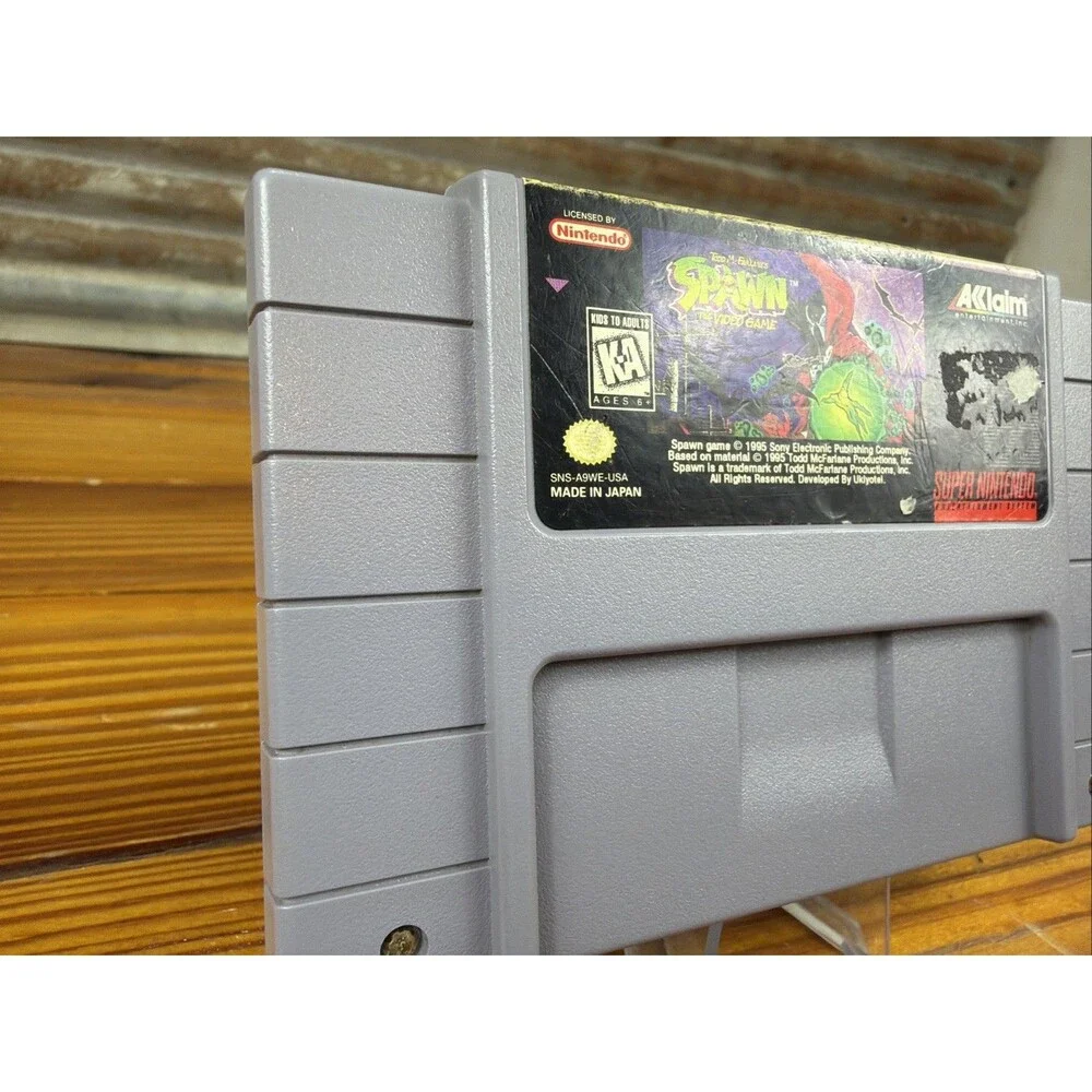 Todd McFarlane's Spawn: The Video Game Super Nintendo Tested & Working